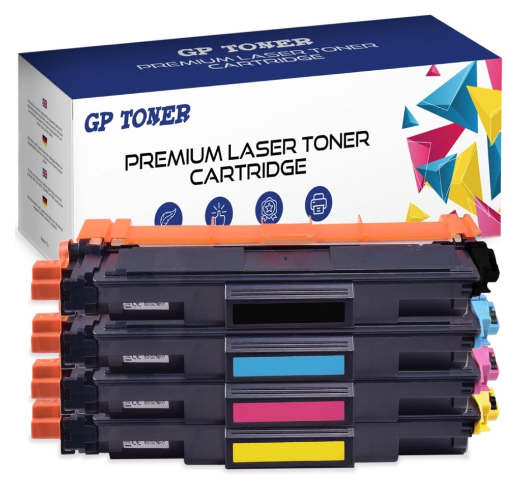 4x Toner für Brother TN-247BK 3500 3510CDW 3517CDW 3550CDW Produktbild 