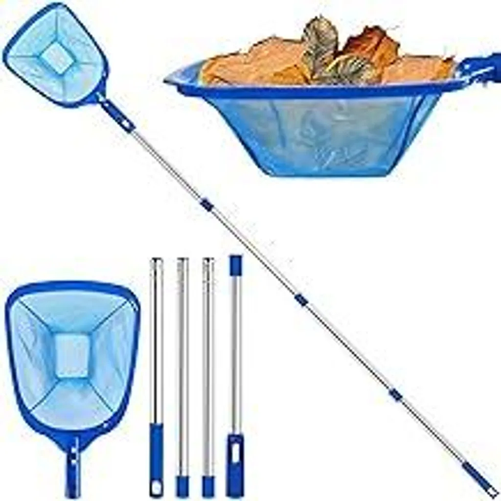 Rete Piscina Professionale 185 cm - Skimmer Alta Densità Asta Alluminio