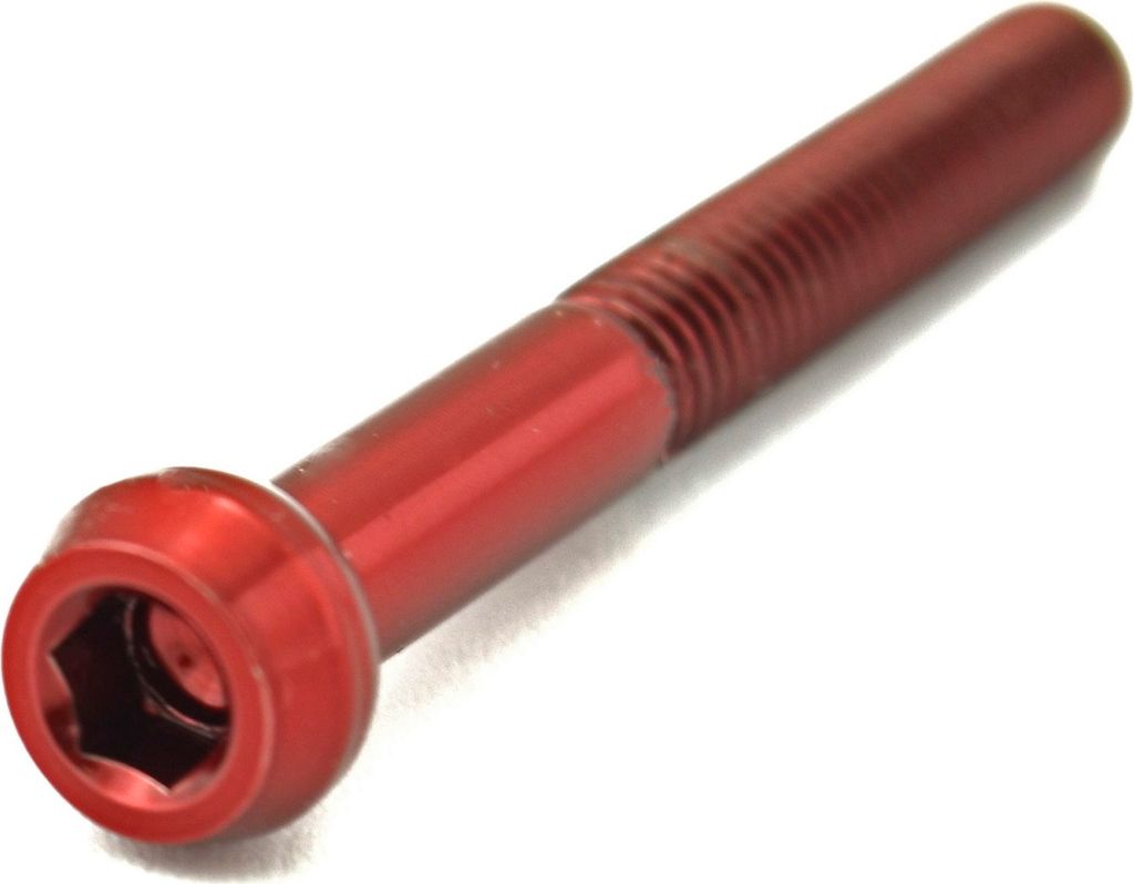 Titan M5x40 Kugelkopf Schraube Rot