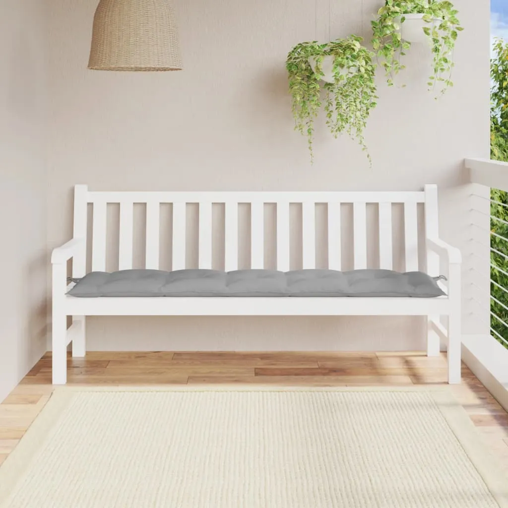 Cuscino Panca 180x50x7 Grigio Oxford Professionale | Resistente Acqua