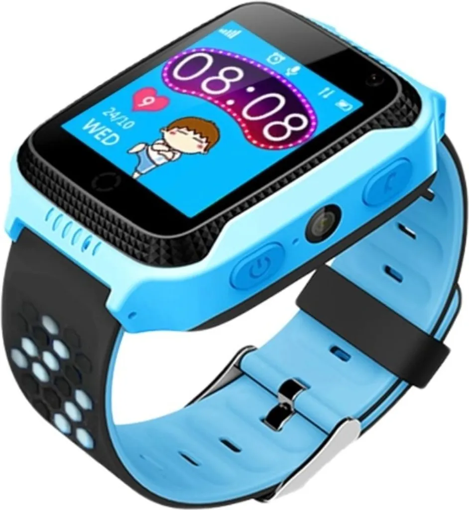 Montre connectée étanche pour enfants Nikcorp bleue avec jeux inclus