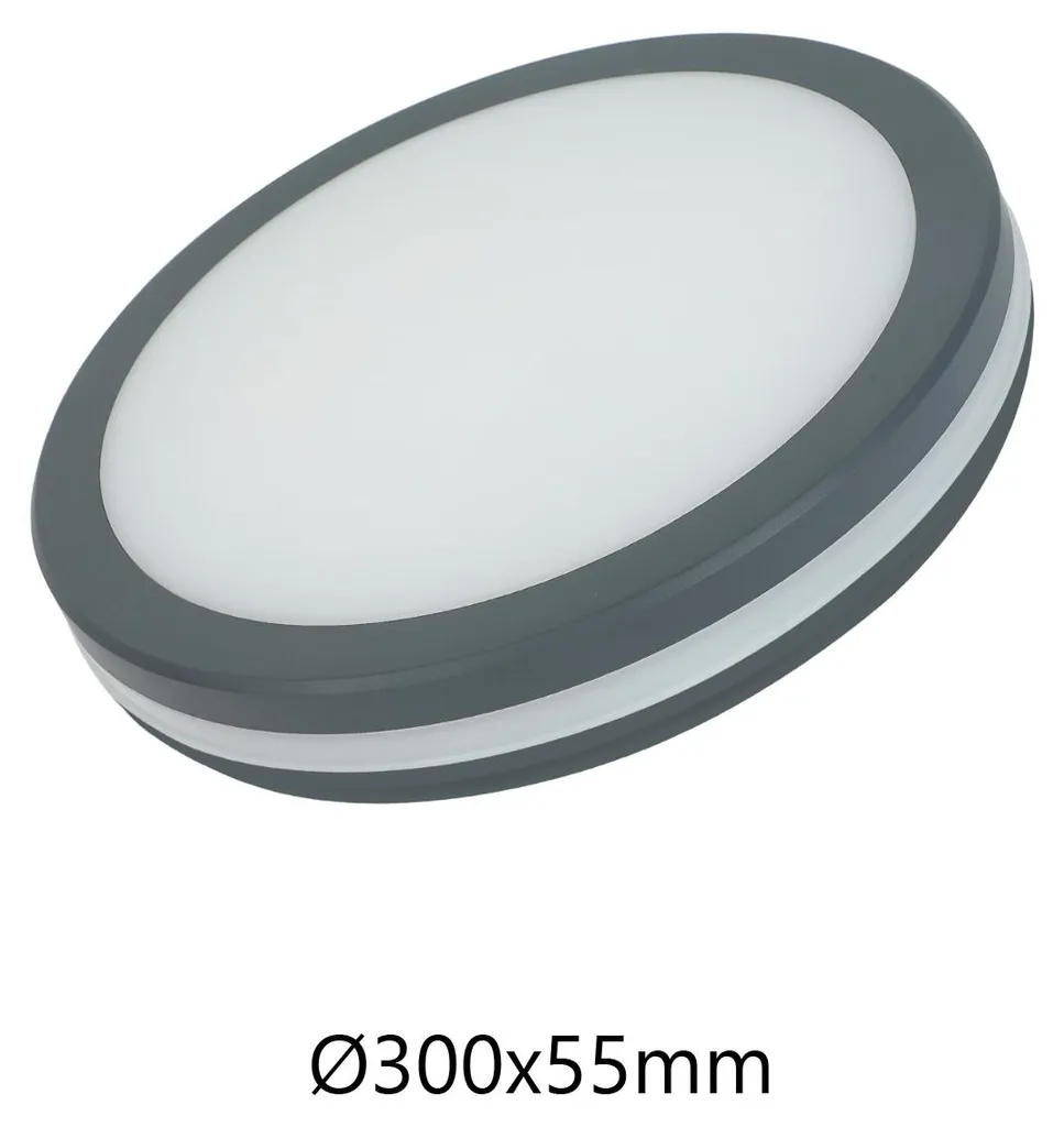 Luminaire Plafonnier LED étanche 24W pour Garage, Cuisine ou Salle de Bain