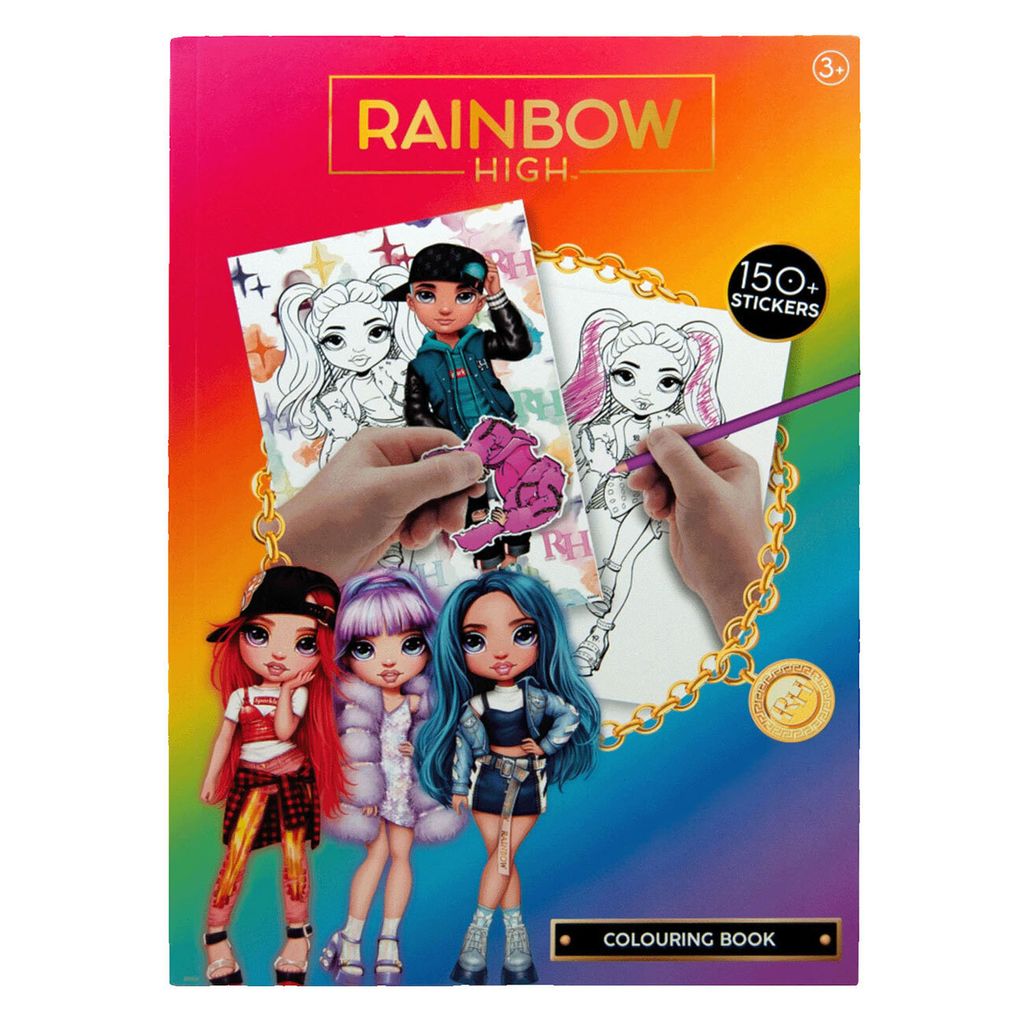 Regenbogen High Malbuch â€" 150 Sticker Kleurboek Produktbild 