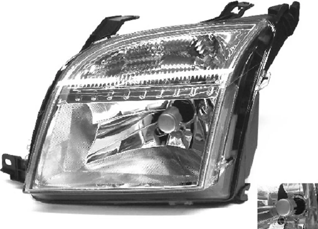 Johns, fari alogeni anteriori per Ford Fusion 08/2002-09/05 H4 conducente sinistro 1207406 1224751