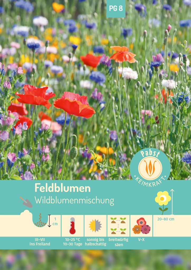 Artikelbild 1 von 'Feldblumen Wildblumenmischung' aus der Kategorie Wildblumensamen