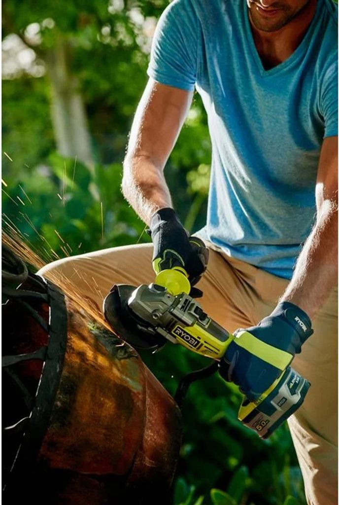 RYOBI Akku-Winkelschleifer R18AG7-0 18V 125mm, Schleifer, Produktbild 11