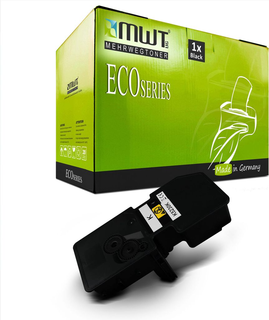 1 Mehrwegtoner kompatible Lasertoner ersetzt Triumph-Adler PK-5016K 1T02R90UT1 Schwarz