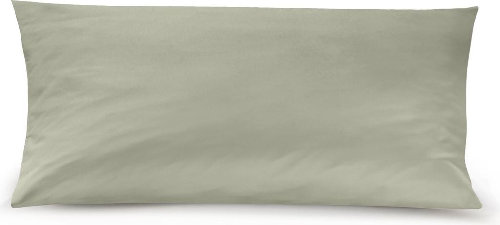 irisette Kissenbezug PARIS Satin BL 40x80 cm grün Produktbild 