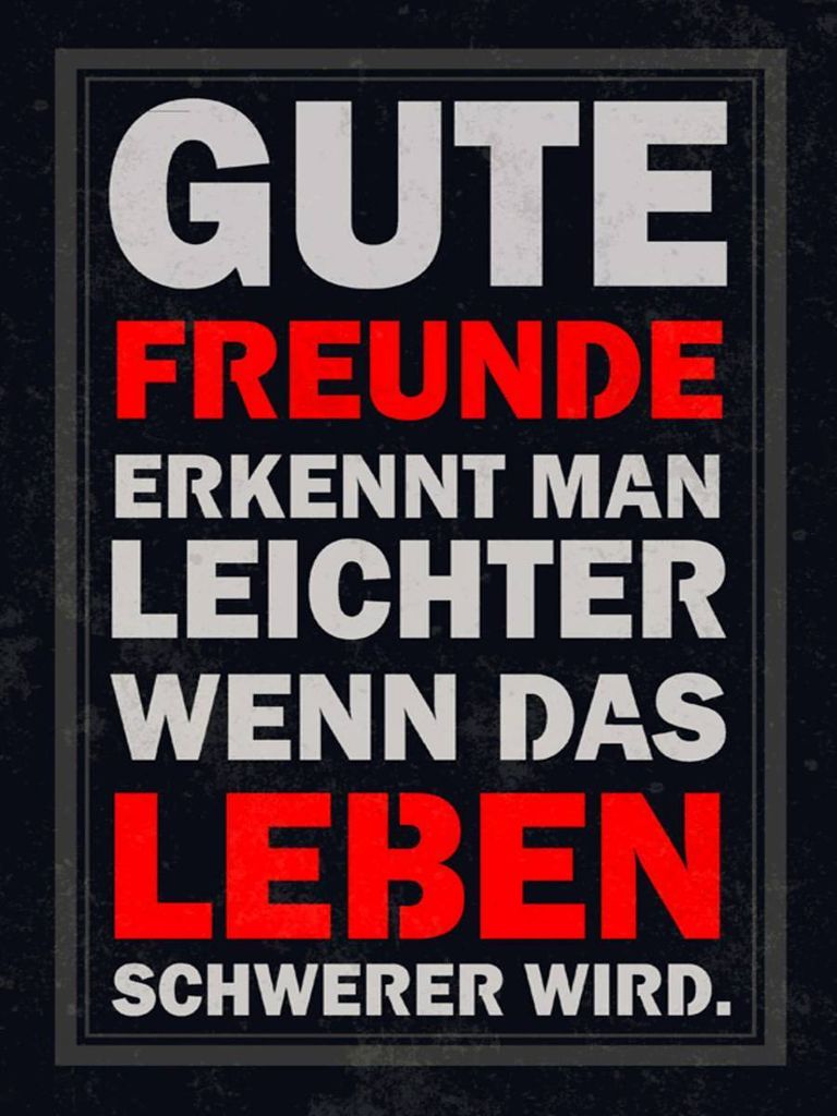 vianmo Holzschild 40x30 cm gute Freunde erkennt man