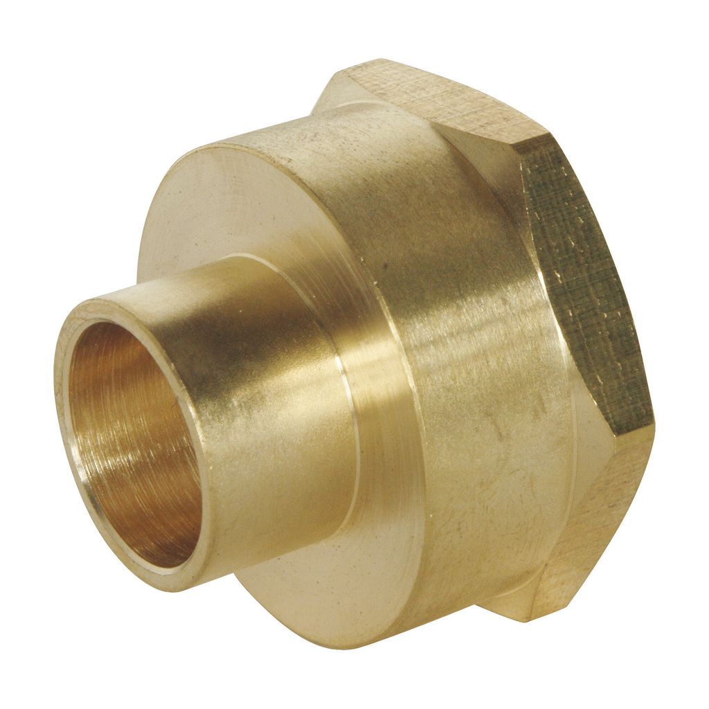 SOMATHERM FOR YOU – Gerades Messing-Schweißfitting – Innengewinde 20/27 – Für Kupferrohr Ø 14 – 2er-Pack