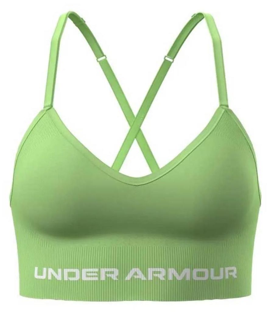 Under Armour Vanish Seamless Low Bra - lumos lime, Größe:S
