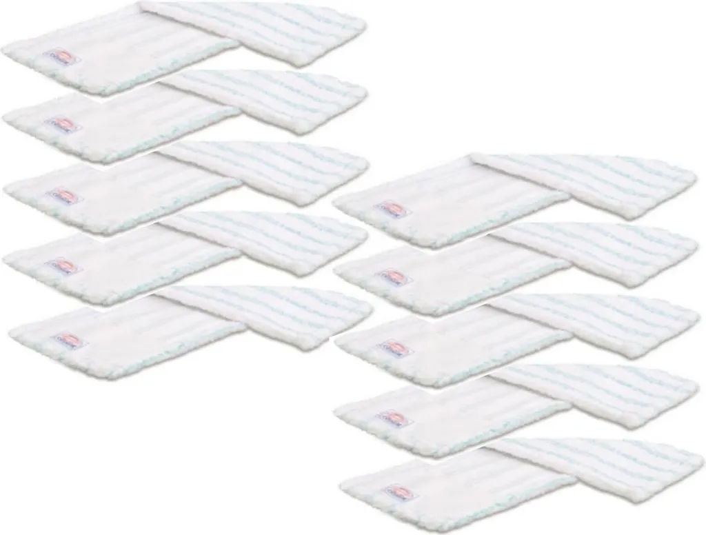 Mop Microfibra 60 cm 10 Pezzi - Panno Lavapavimenti Industriale
