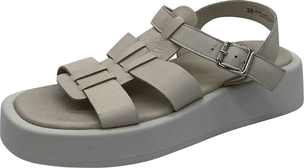 Post XChange Plateau Sandaletten beige leather Damen 31333532353234 Beige 40 EU