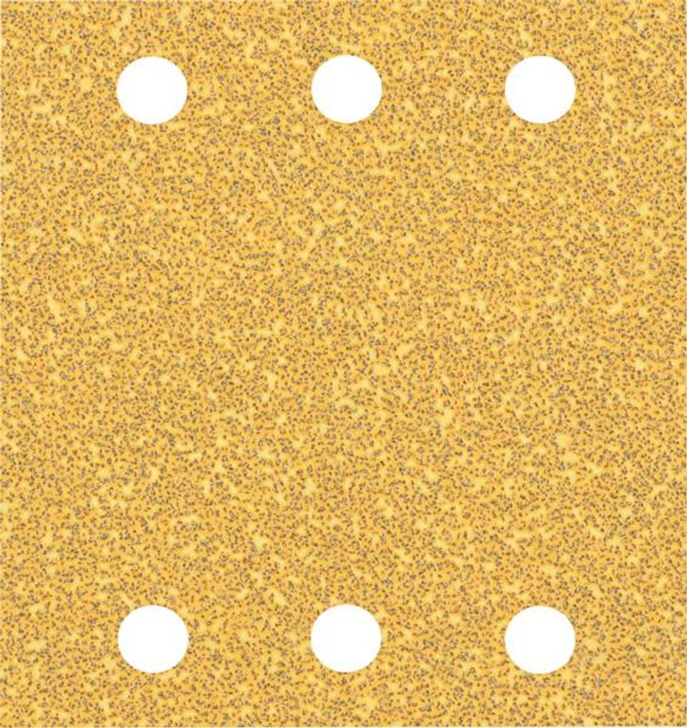 EXPERT C470 Schleifblatt, 115x107mm, K40, 6 Löcher, 10-tlg.