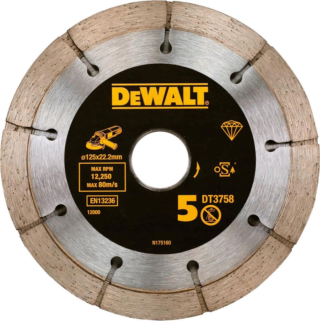 DEWALT Diamanttrennscheibe Sandwich 125x22,2mm