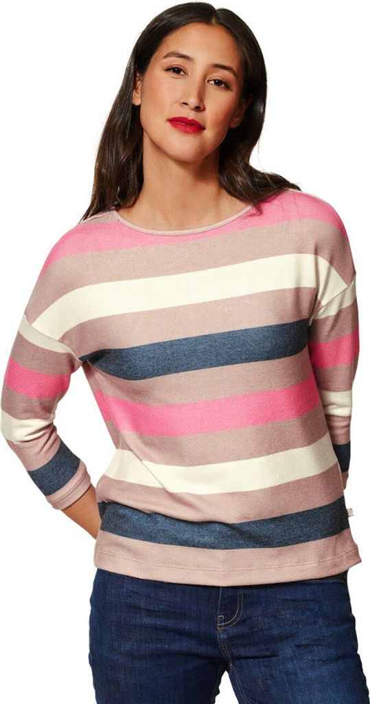 29591 Street One, , Damen Pullover, Feinstrick, multicolor gestreift, 44