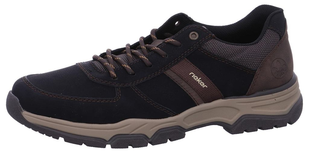 Rieker Schnürhalbschuhe bequem in schwarz, Gr. 40 Produktbild 