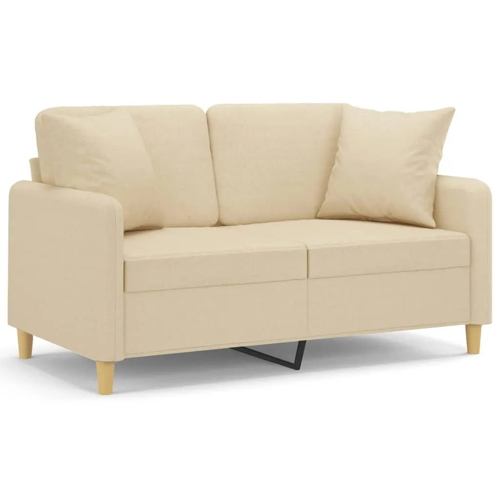 Canapé 2 places crème 120 cm : la solution gain de place pour studio