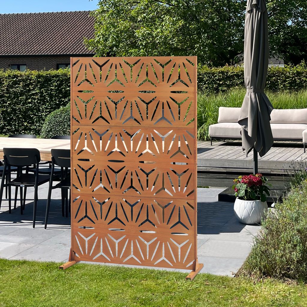 Deliaca stena "Kilsturd" z korutánskej ocele 180 x 120 cm z Obrázok produktu 
