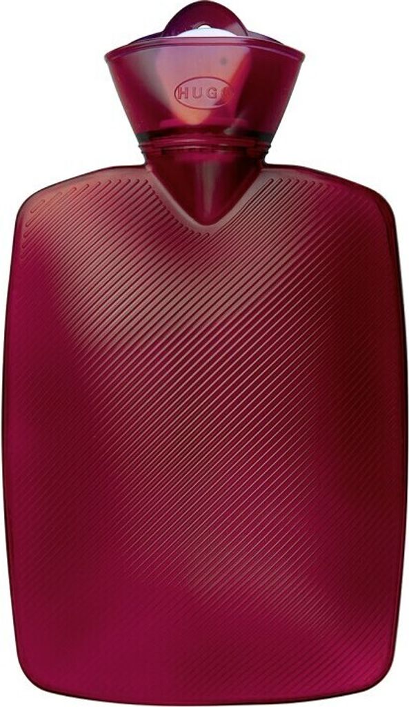 HUGO FROSCH Wärmflasche Klassik Plant 1,8l raspberry