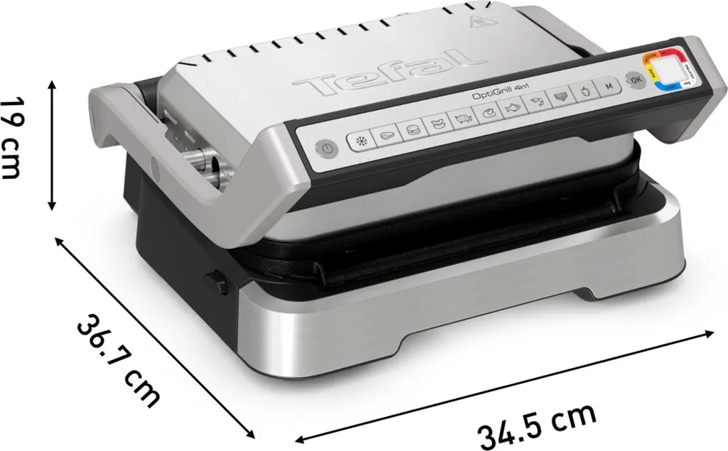 Gril Électrique Intelligent Tefal Optigrill 2in1 GC773D30 Haute Précision - 3