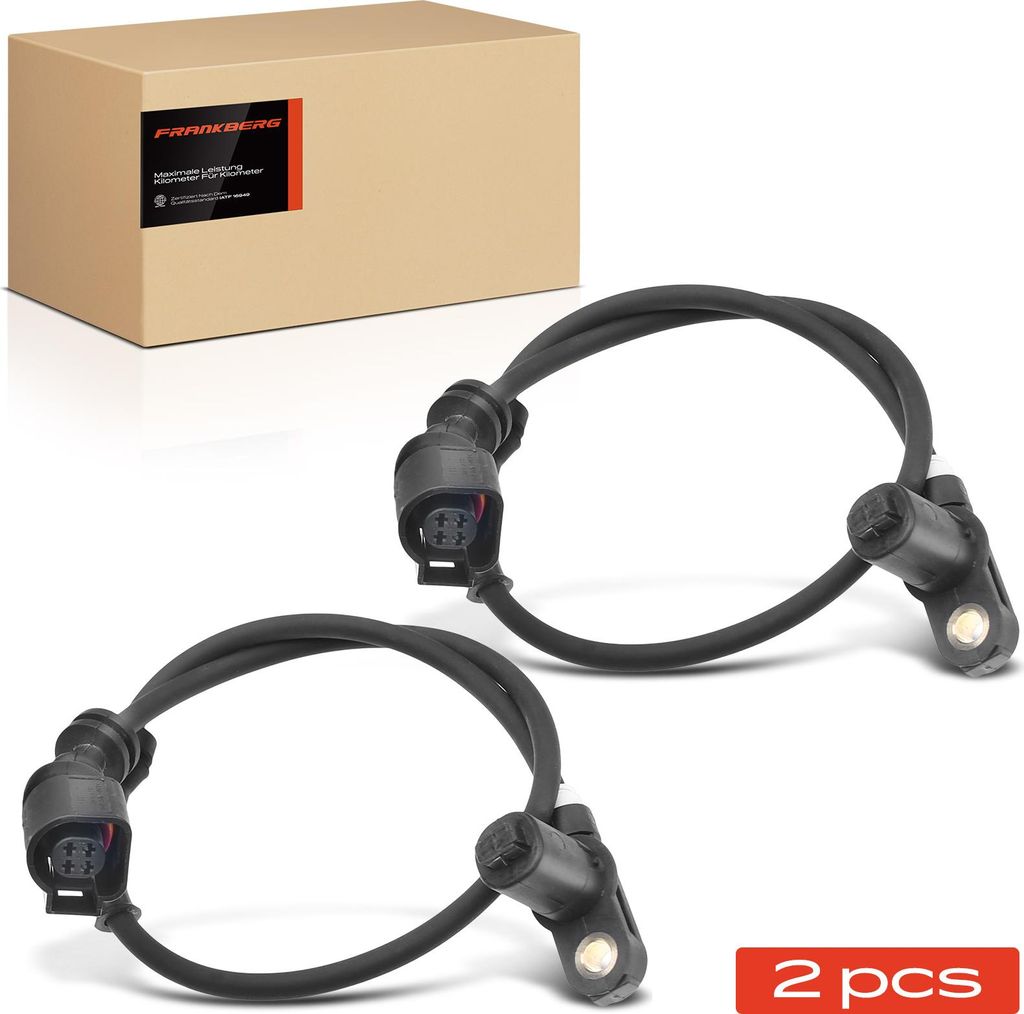 Frankberg 2x ABS Sensor Vorne für VW Sharan Ford Galaxy Seat Alhambra 1.9L 2.3L 1.8L 2.0L 1995-2002