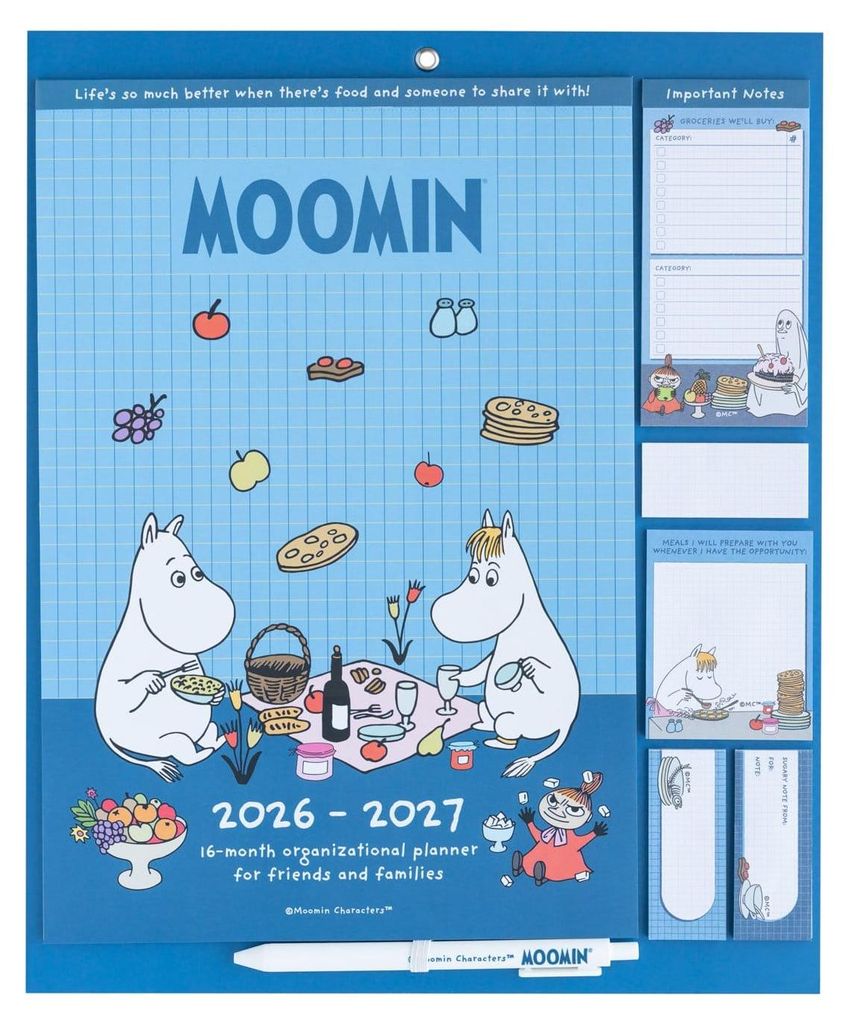 Moomin magnetischer Planer 2026/27 30 x 35 cm Produktbild 