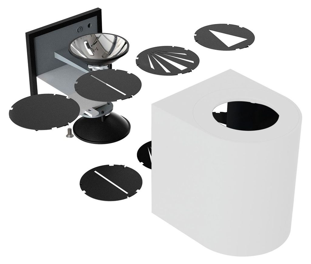 Nordlux Canto 2, superficie, 2 bombillas, 2700 K, IP44, Imagen del producto 