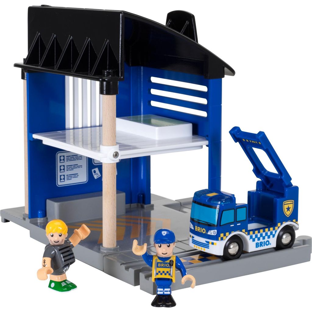 BRIO World - 33813 Posterunek policji z pojazdem ratunkowym Zdjęcie produktu 