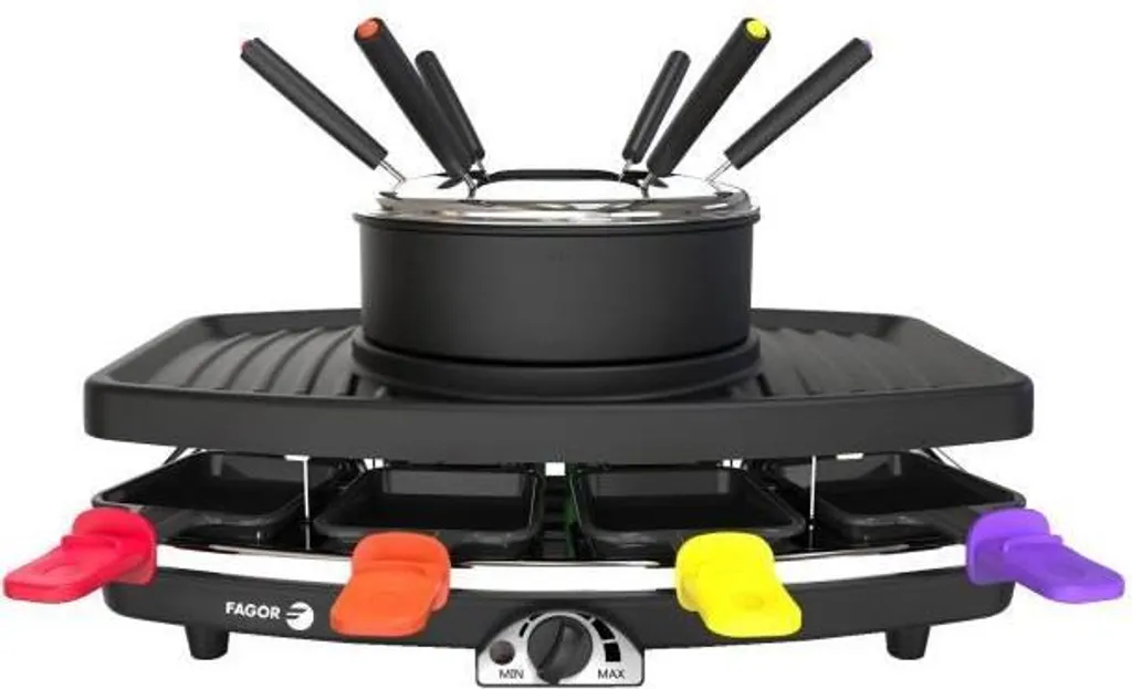 Fagor FG816 Raclette Grill per 8 Amici | Acquista la Cena Perfetta 1100W