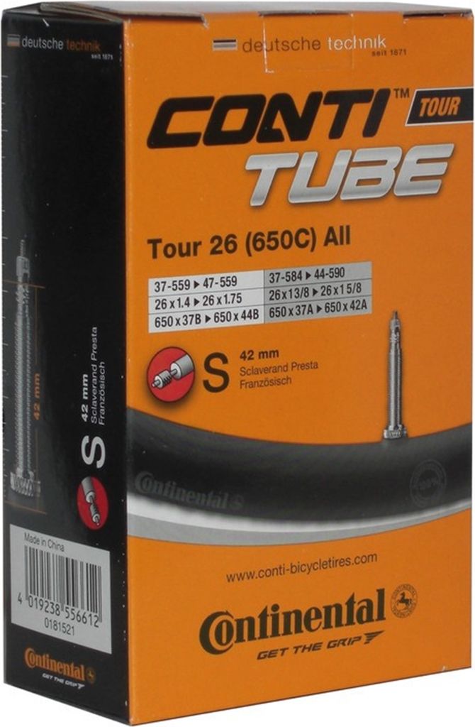 Continental 0181521 26' Schlauch 'Tour 26', 26x1 1/8-1.75' Produktbild 