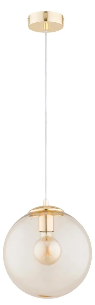 Suspension LEILA dorée : finissez-en avec l'éclairage terne - Verre 95cm