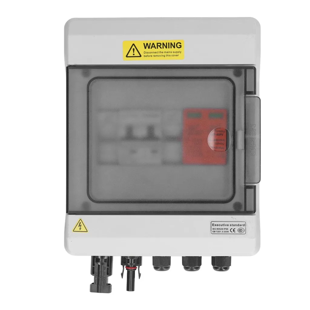 Combinateur Solaire 1000V DC 1 String avec fusible 15A haute tension