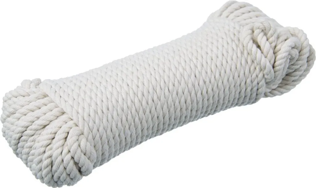 Cordelette de séchage en coton 15m idéale pour balcon et intérieur