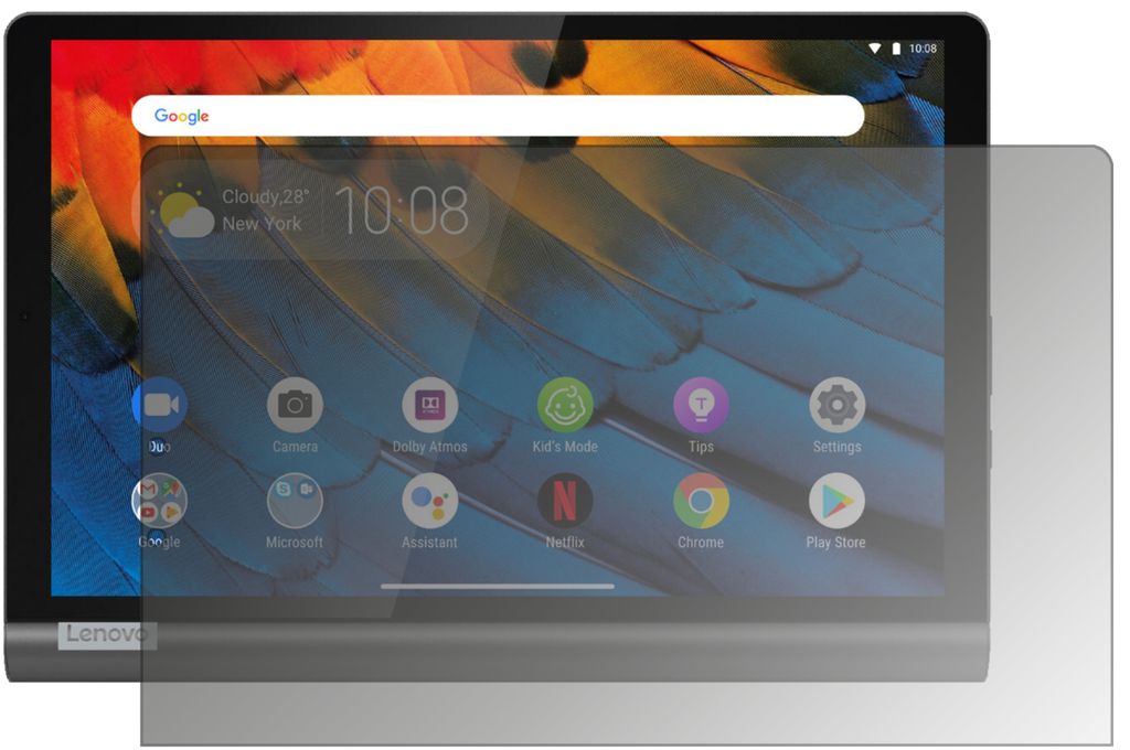 Blickschutzfolie für Lenovo Yoga Smart Tab 10.1 YT-X705F matt Schutzfolie Folie Display Schutz dipos