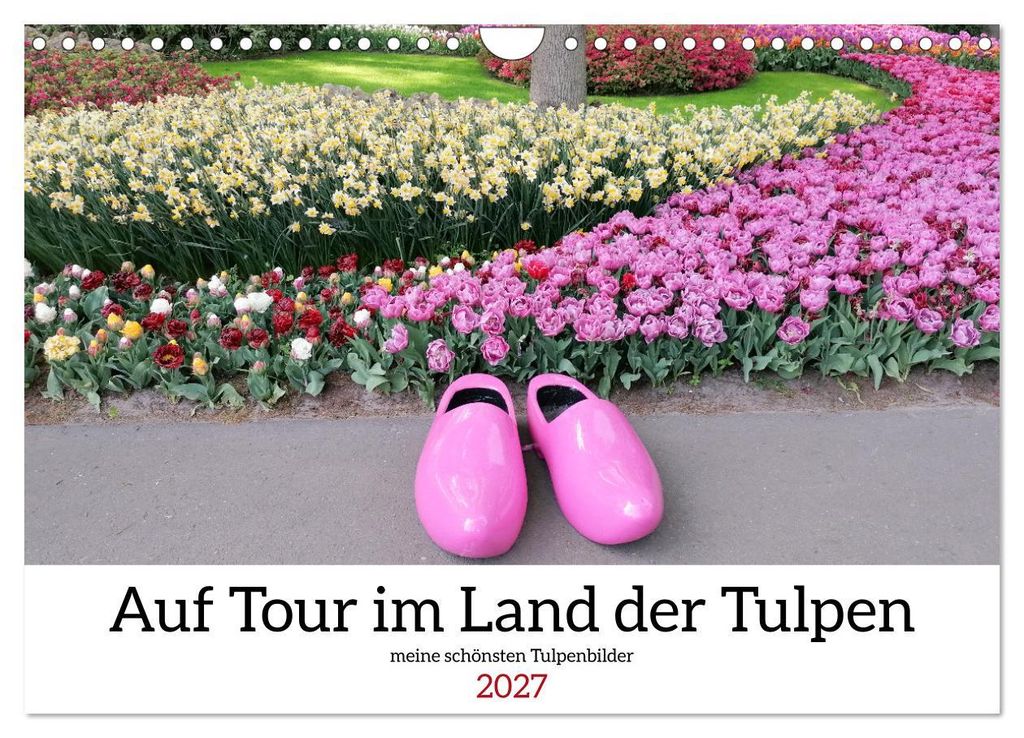 Auf Tour im Land der Tulpen (Wandkalender 2027 DIN A4 quer), CALVENDO Monatskalender