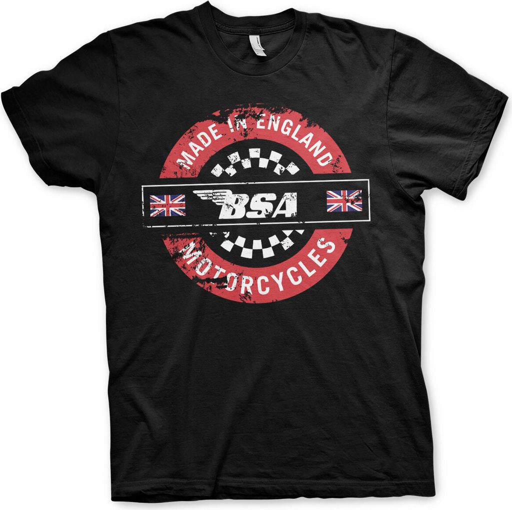 B.S.A. - England T-Shirt - Small - Black