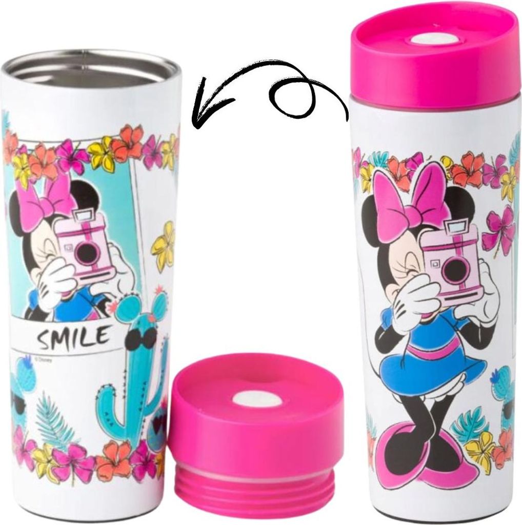 DAJAR Disney Minnie Mouse 400ml Thermosbecher als Geschenk