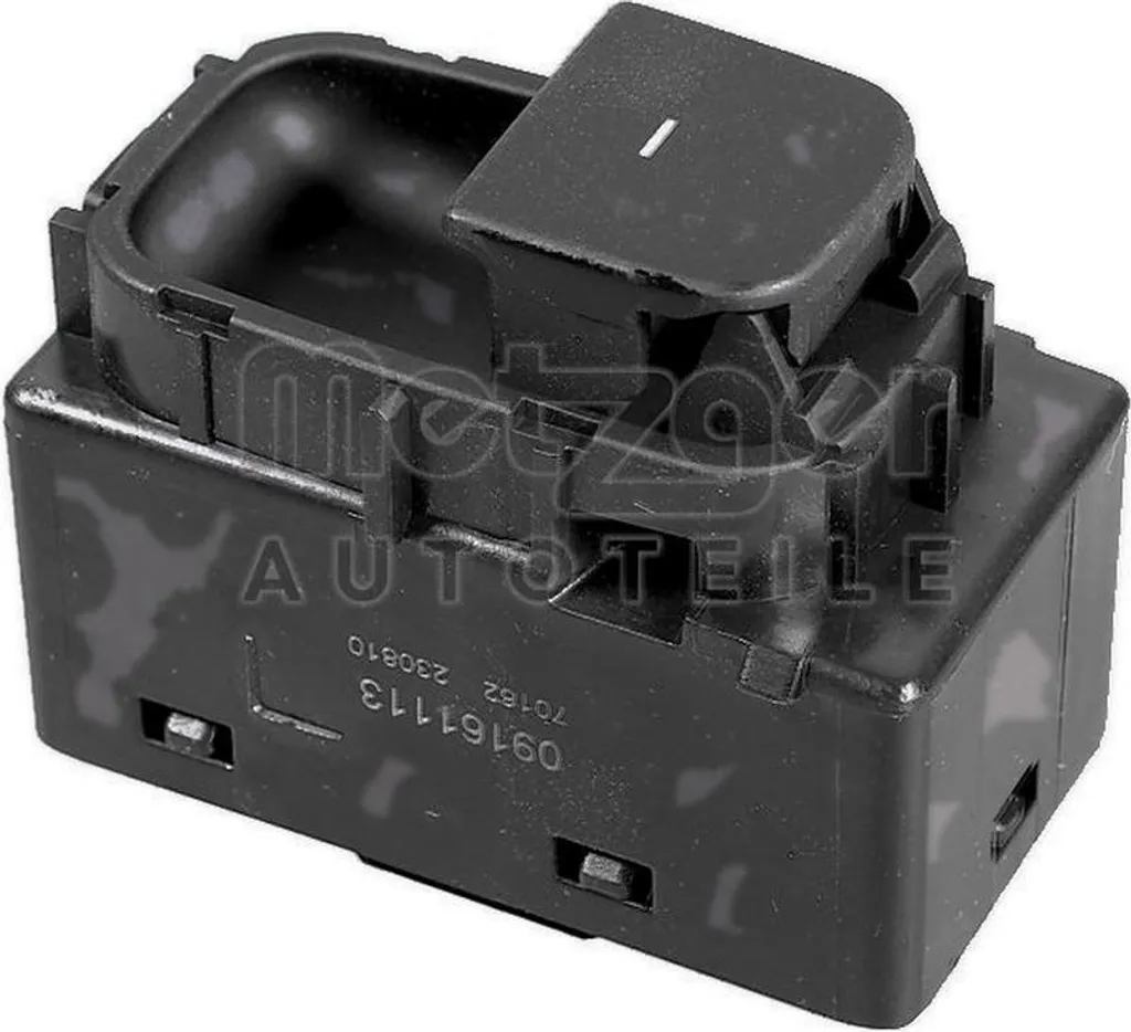 Pulsante Alzacristalli Metzger 09161113 per Tesla Model 3 | Nero Opaco