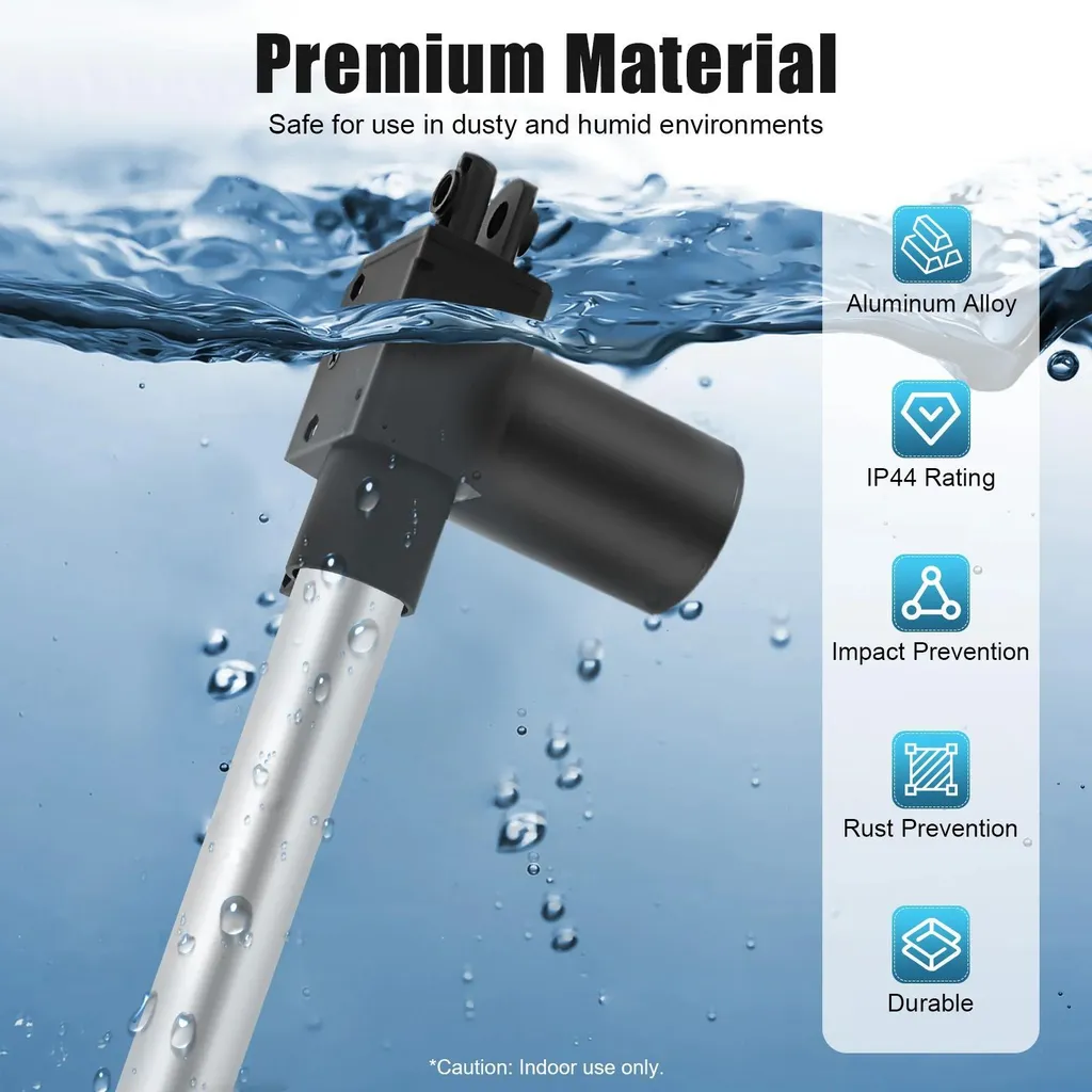 Azionamento Lineare Elettrico 12V 6000N 500mm - Fornitura Professionale - 6