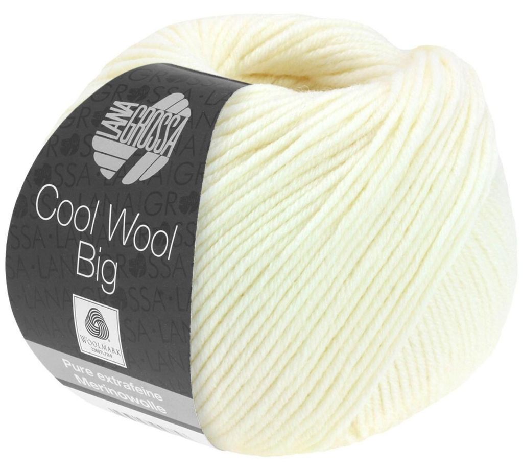 Lana Grossa Cool Wool Big 50 g pflegeleichtes Strickgarn Produktbild 
