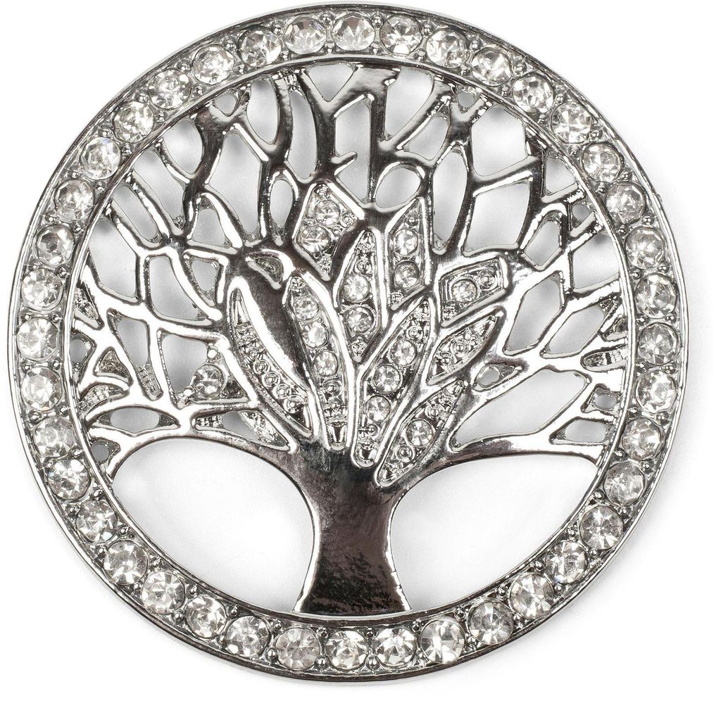 styleBREAKER Lebensbaum Magnet Schmuck Anhänger für Schals, Produktbild 