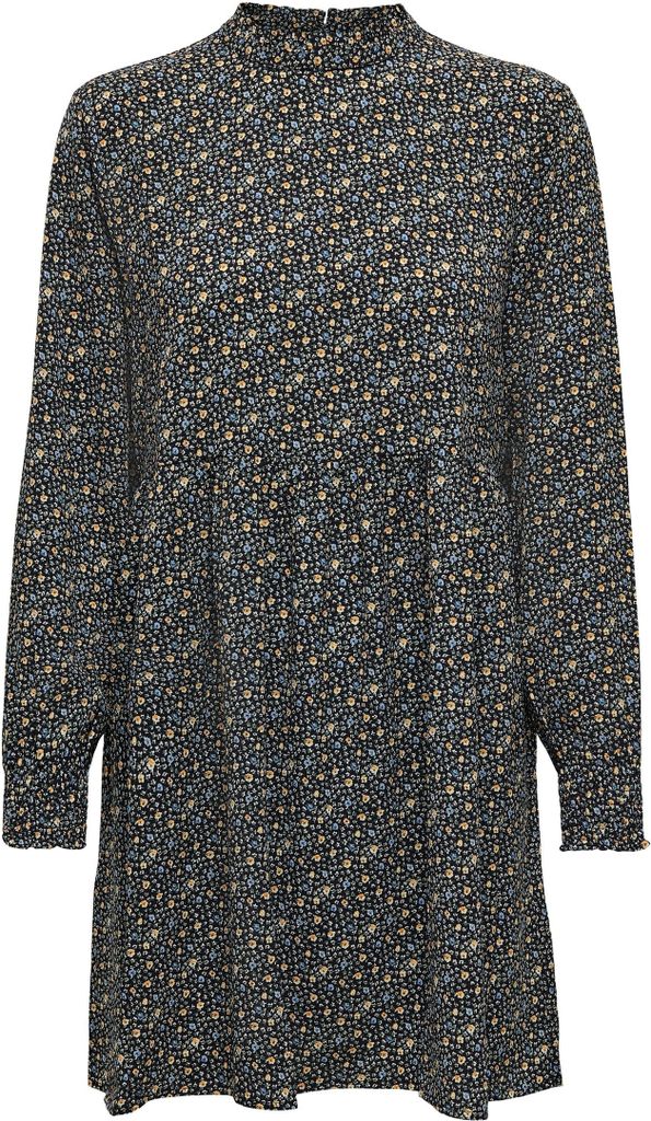 JDY Langarm Kleid Geblümtes Print Mini Volant Dress JDYPIPER Größe: 34