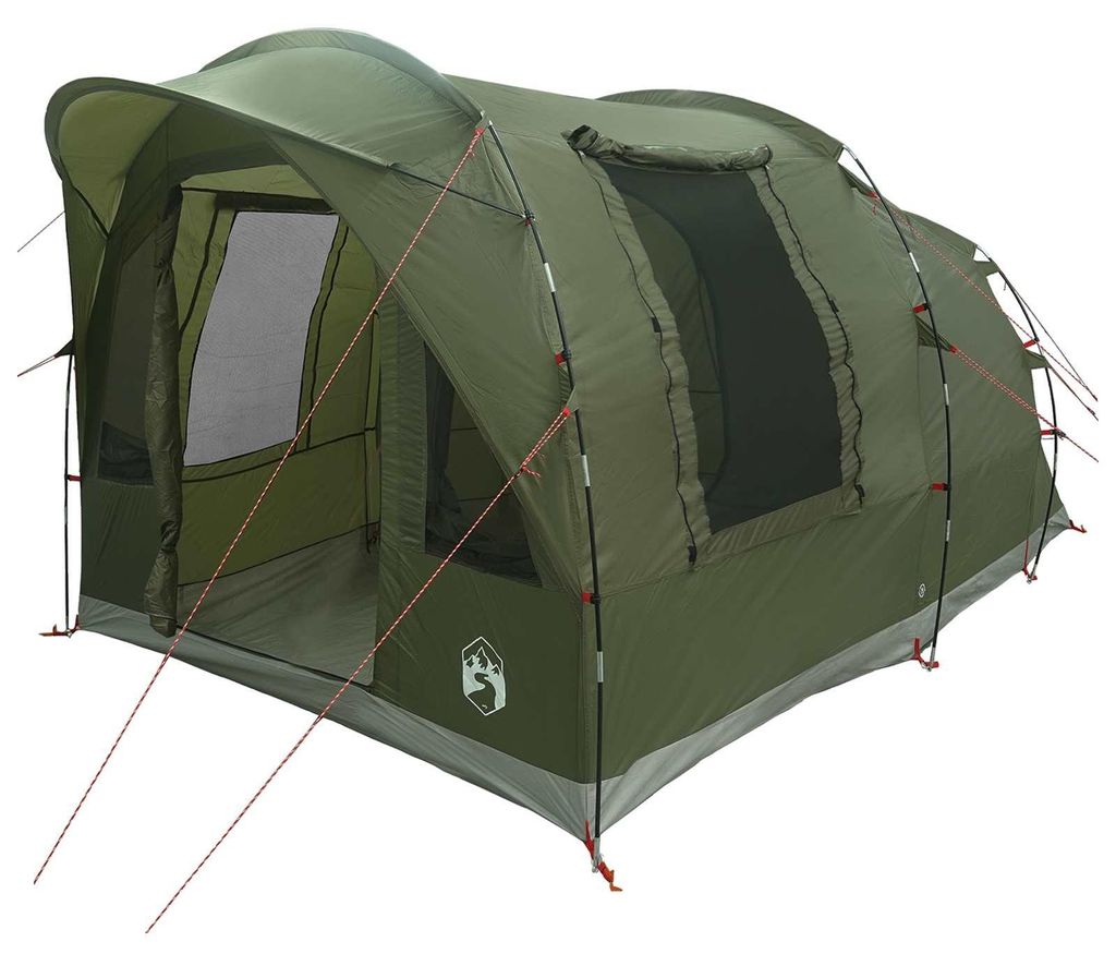 vidaXL Tunnelzelt Olive Grün 400 x 260 x 200 cm Polyester Produktbild 