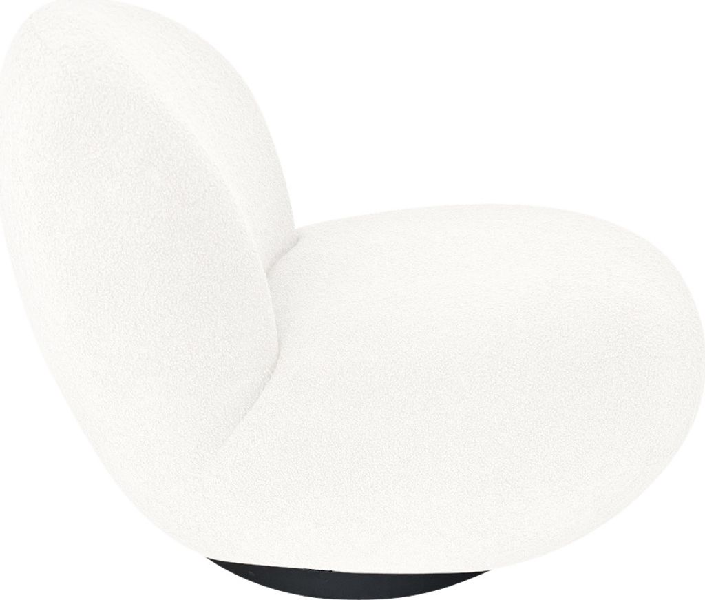 Drehbarer Sessel Teddy Weiß - Giga Meubel Produktbild 4