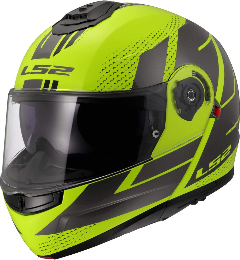Motocyklová Helma LS2 FF908 Strobe II Žlutá Šedá Vel. S Obrázek produktu 