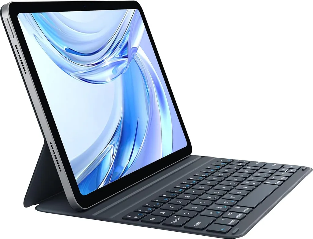 Étui Clavier AZERTY pour iPad Pro 11 et Air 11 avec Support Magnétique