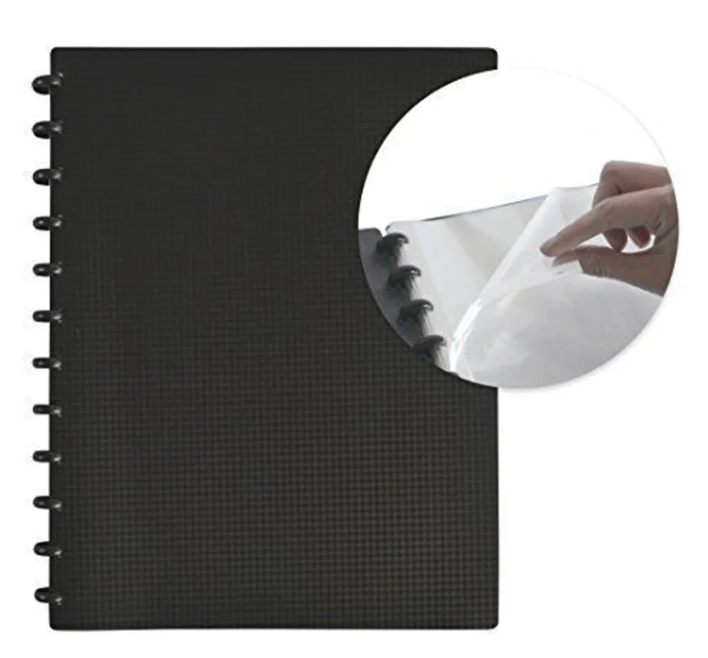 Porte-documents Elba Memphis Variozip A4 Noir 60 Vues Design Unique