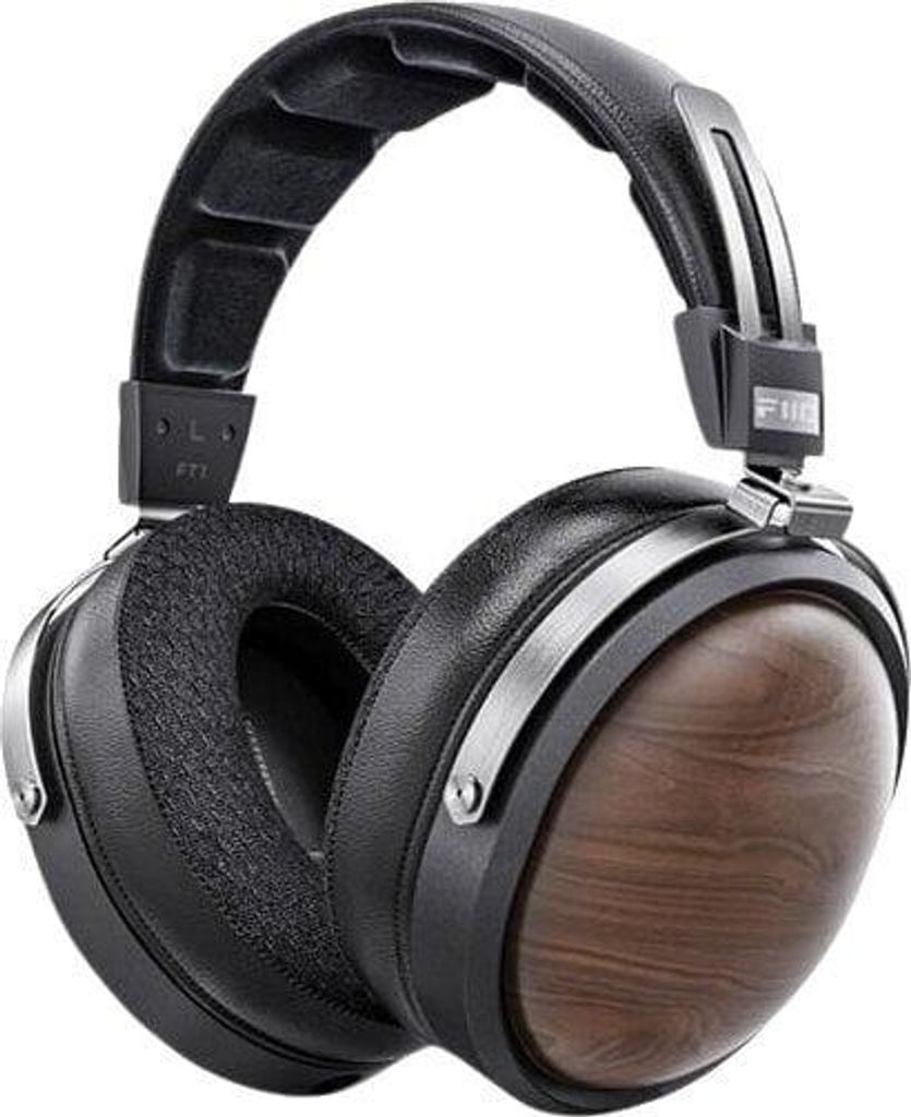 FiiO FT1 Kopfhörer mit Kabel aus schwarzem Walnussholz mit Produktbild 