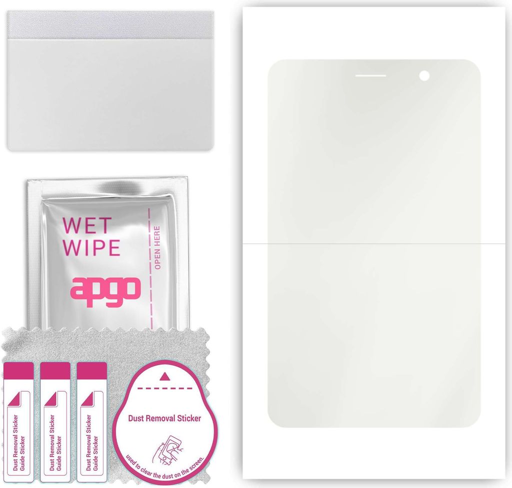 apgo Hydrogel Schutzfolie, Matt, kompatibel mit Alcatel 1T 7, flexibele Displayschutzfolie, Folie mit Positionierhilfe, Anti-Fingerprint, kratzfest...